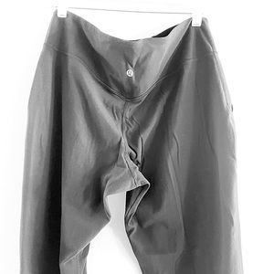 Lululemon size 12 black joggers. Cuffed leg, side pockets.